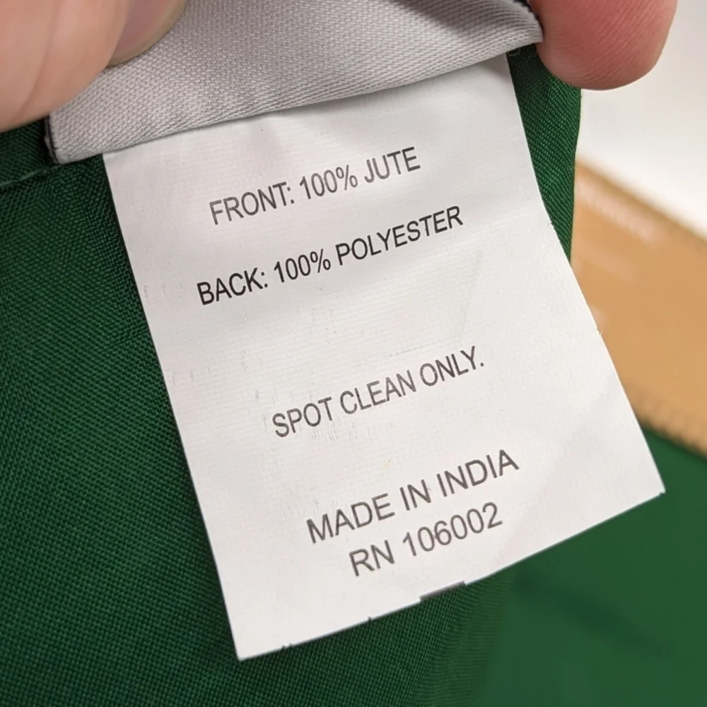NWT Cupcakes And Cashmere Green Gold St Patrick's Day Clover Placemats